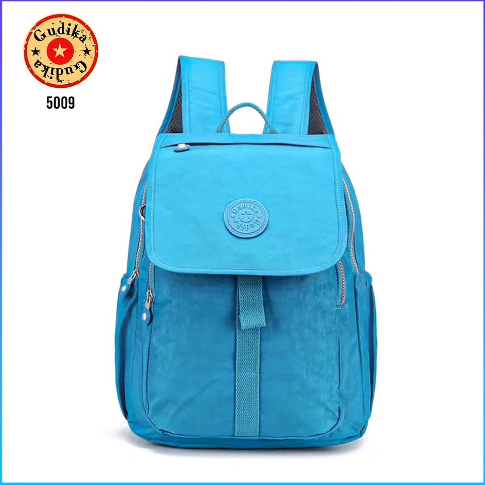 TERMURAH. GUDIKA 5009 Original Import - Tas Ransel Laptop Wanita Kekinian Terbaru Bahan Nilon Waterp