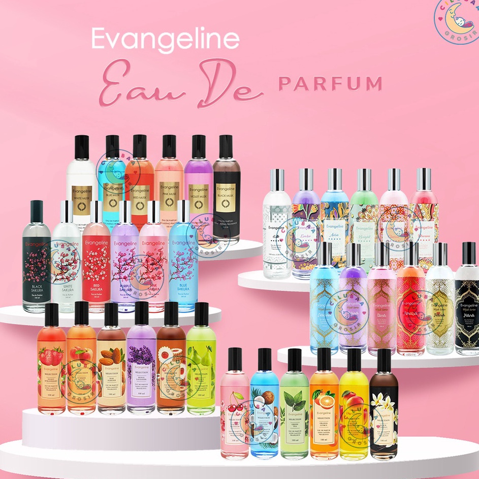 trx f4F9r Evangeline Eau De Parfum 100ml || Selection || Hijab Series || Batik || Musk || Sakura Par