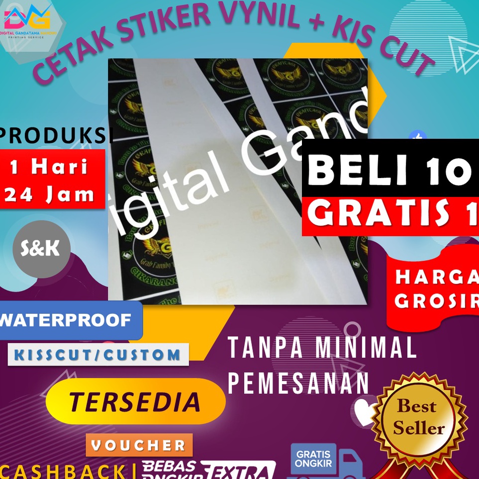

VMZK7928 Dijamin Ori>/ CETAK STIKER VYNIL A3+ (PRINT & CUT)