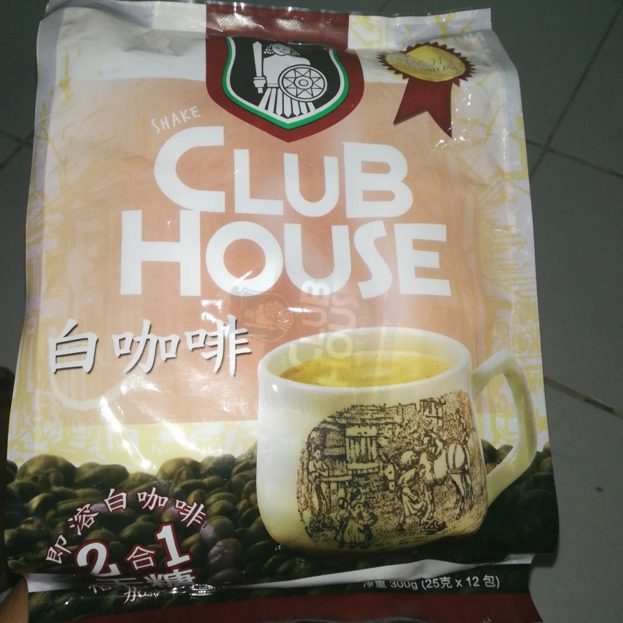 

Club House White Coffee 2 in 1 No sugar 254gr
