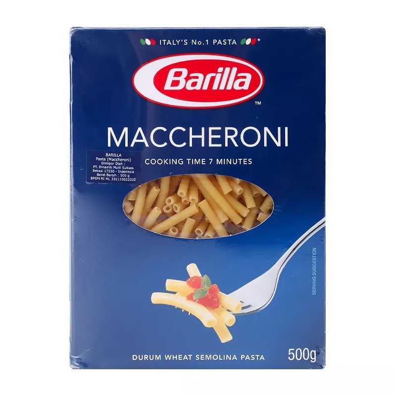 

Barilla Macheroni 500gr