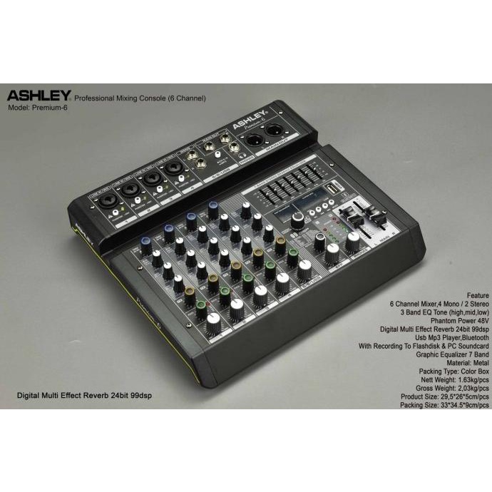 ,,,,,,,] mixer ashley premium 6 premium6 original