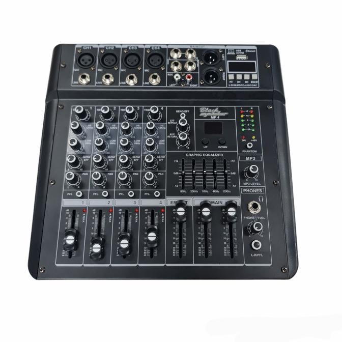 (:(:(:(] Power Mixer Audio 4 Channel Black Spider MP-4 Original