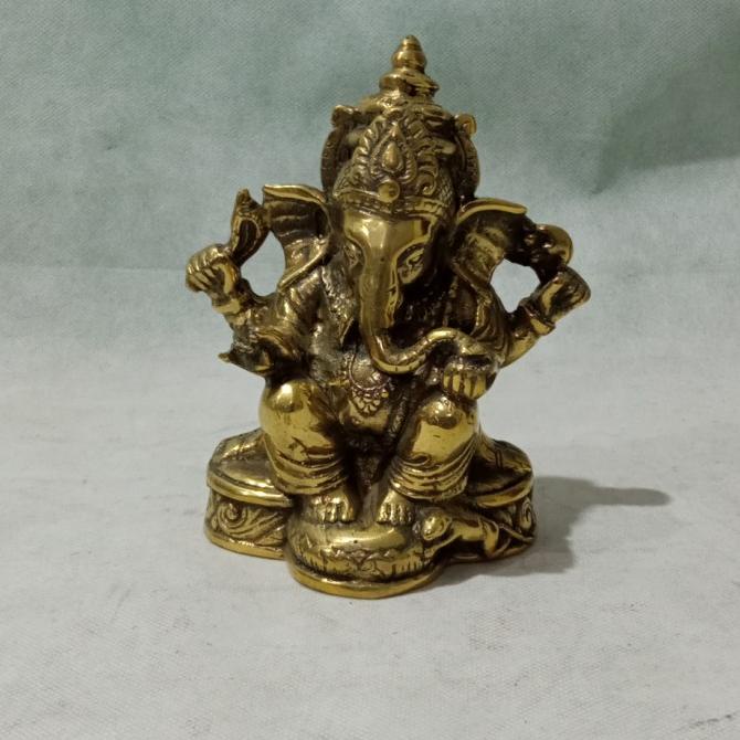 `````````] patung Dewa Ganesha perunggu S
