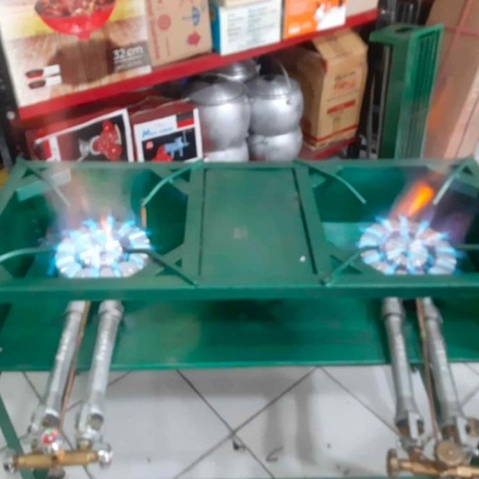 Kompor Gas Api Besar 2 Tungku Kompor Gas Restoran Kompor Gas  Staygold02