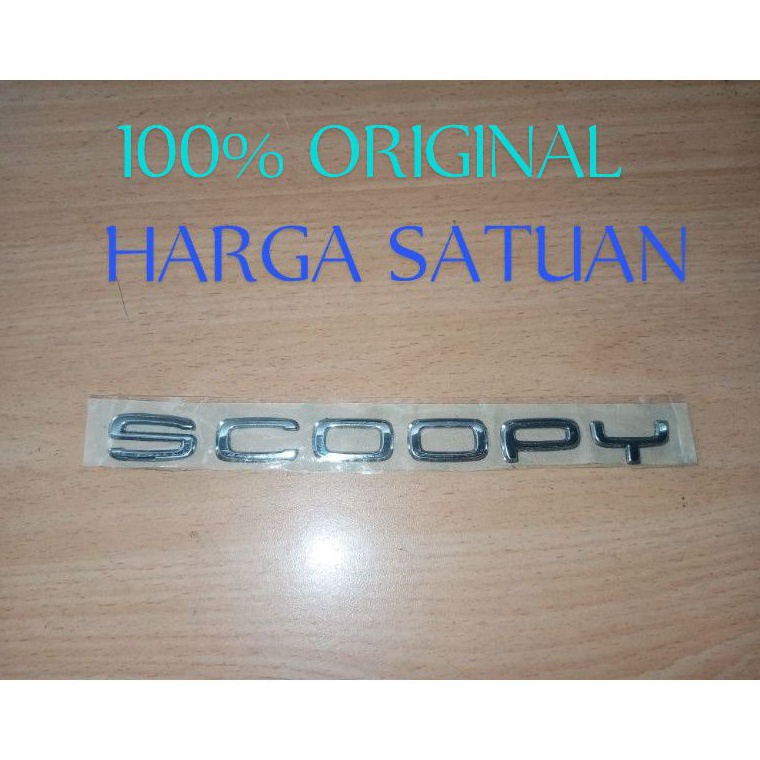 ￣ F emblem scoopy 2021 original emblem scoopy 2022 100% original Diskon Promo￣