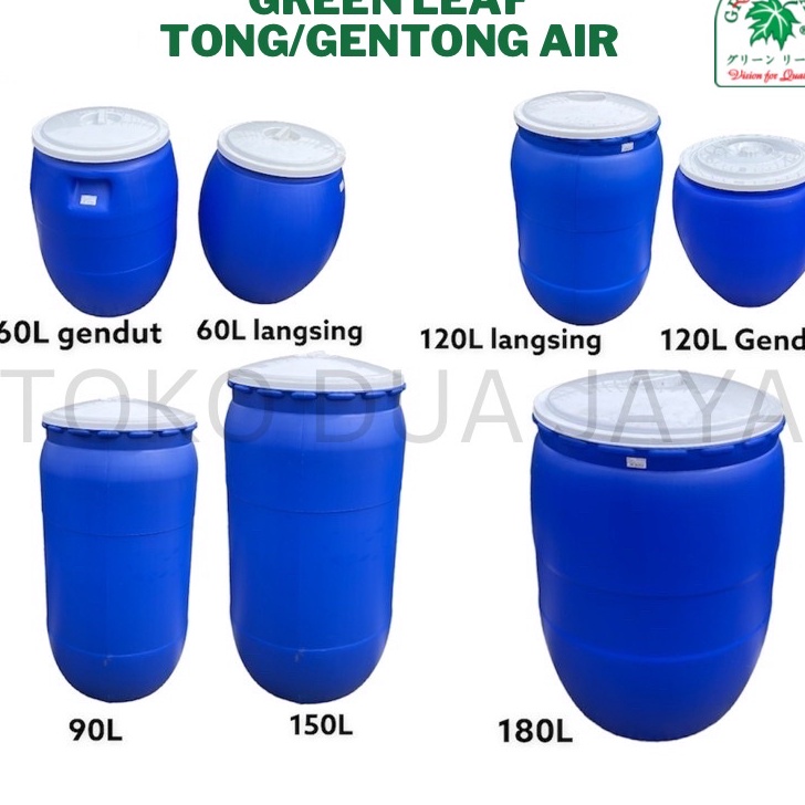 Super Promo TONG AIR / TONG AIR + KRAN GREEN LEAF 60 90 120 150 LITER