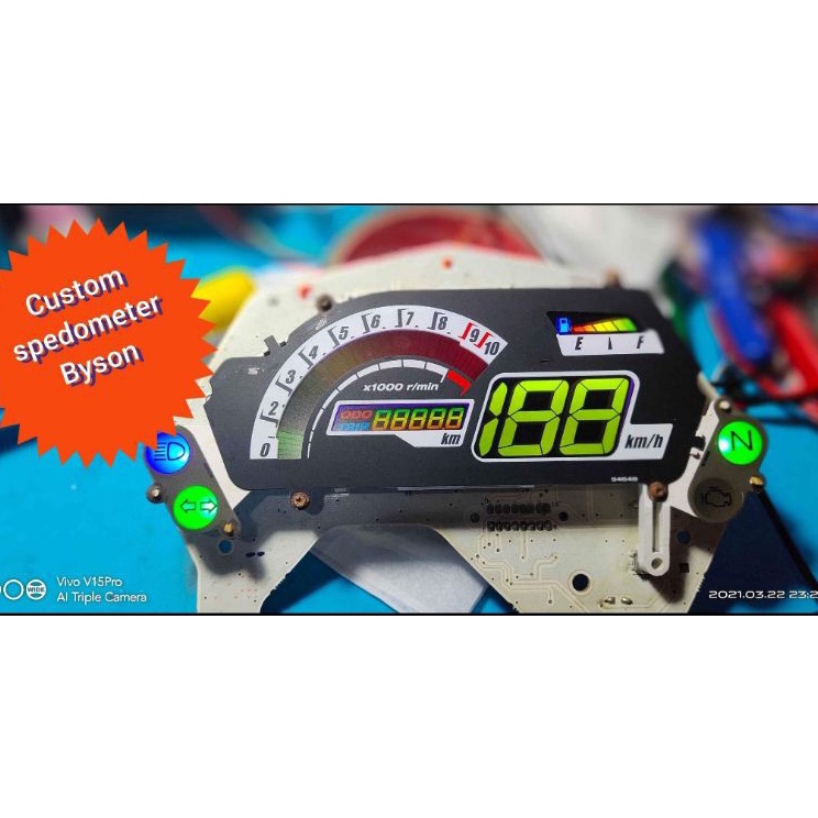 ↑Geh paket stiker lcd byson stiker lcd speedometer yamaha byson + polarizer ✭ ↑