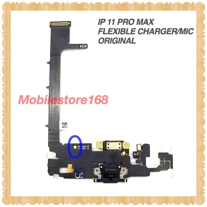 Flexible Konektor Charger Board - Mic - Ic Iphone 11 Promax Original
