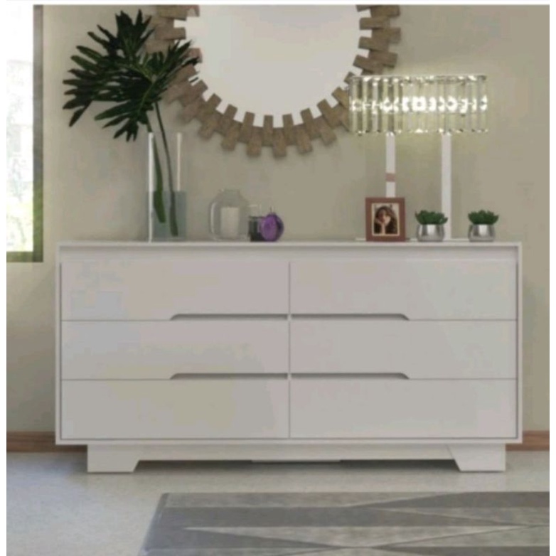 buffet credenza meja tv rak tv laci serbaguna 150 cm