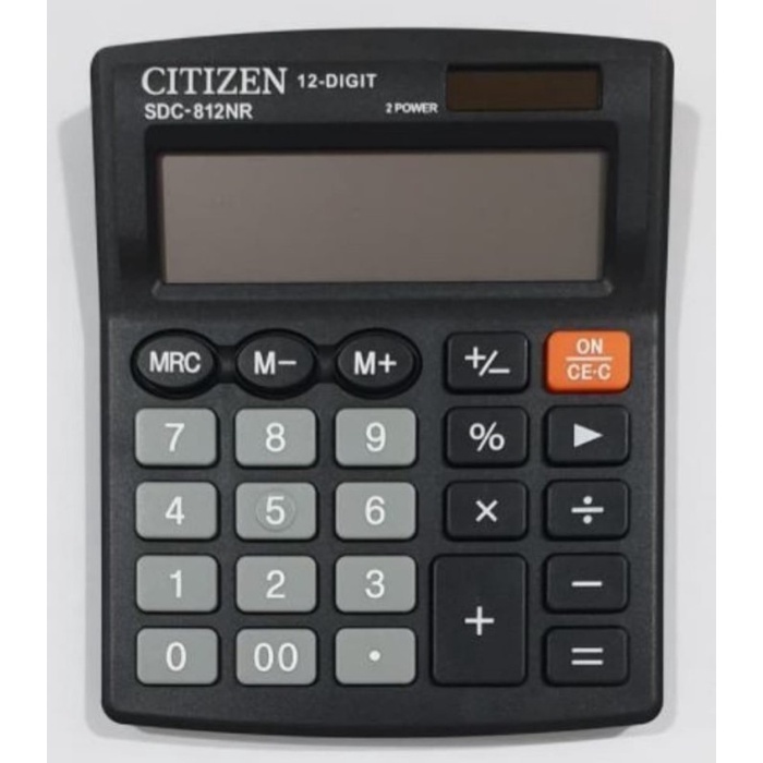 

Calculator Citizen Sdc 812 Ii 12D