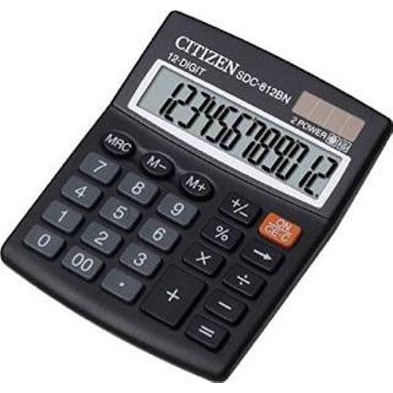 

Kalkulator Citizen Sdc812Bn Sales Calculator 12 Digit & 2 Power
