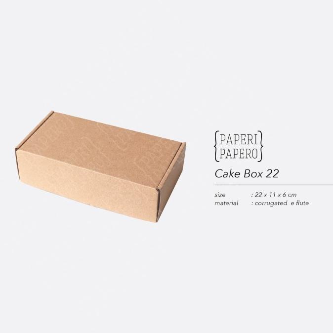 

~~~~~] Front Lock Box 22 x 11 x 6 cm - Kotak Kardus Packaging Hampers Hadiah
