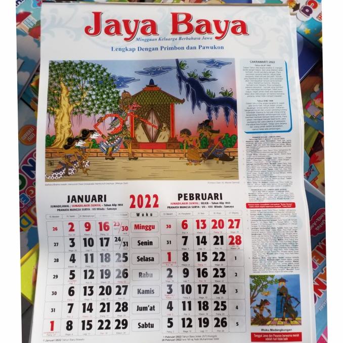 

.........] Kalender Jaya Baya Jayabaya 2022 - Kalender Primbon Jawa - ORIGINAL