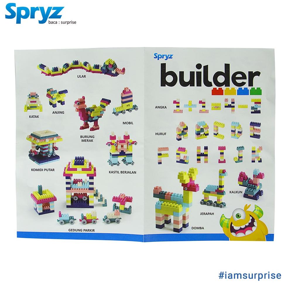 Terlaris Spryz Builder Mainan Bricks Block 280 Pcs Update 2023
