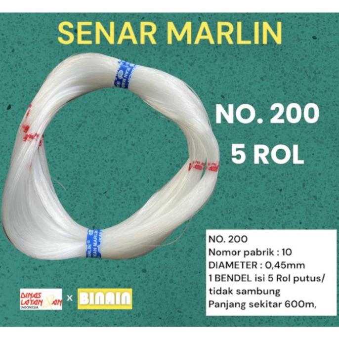 <<<<<] PROMO` SENAR LAYANGAN GAPANGAN BENING CAP IKAN MARLIN UKURAN 200