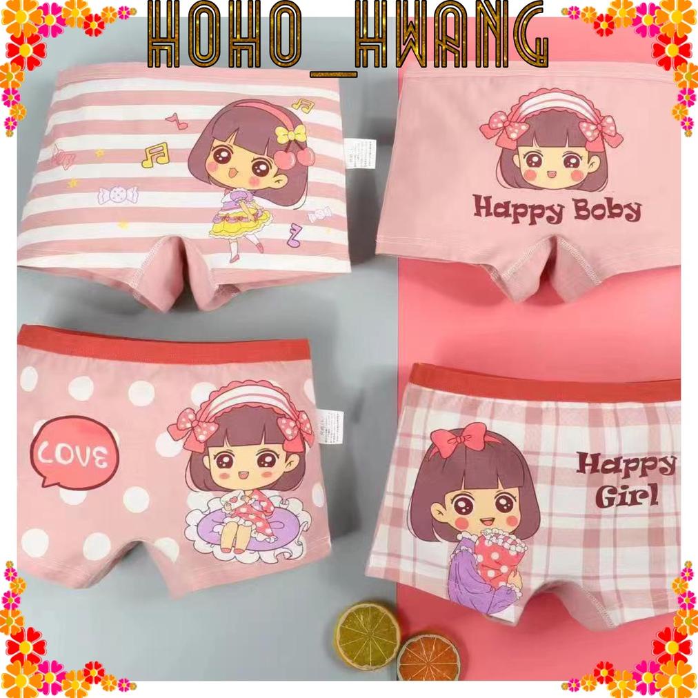 Terbaik Hoho_Hwang (C-102) Boxer Anak Perempuan/Celana Dalam Cd Celana Dalam Anak Perempuan Katun