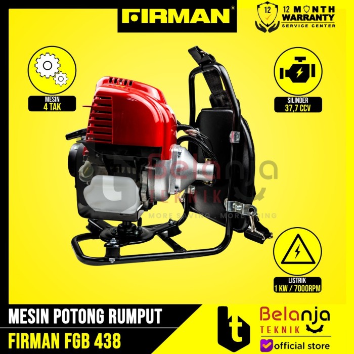 Firman Mesin Potong Rumput Gendong FGB 438 Brush Cutter 4 Tak FGB438 keren