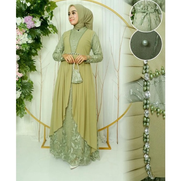 98 Gamis Princess IV Sparkling Free Masker Original Butik kl6jv