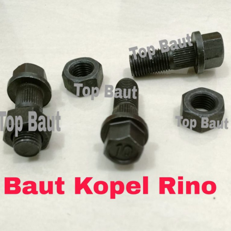 ☊ MINIMAL ORDER 10 PCS baut kopel rino 14B BU30 baut kopel as tengah rino 14B baut kopel joint rino 