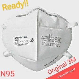Ready  Masker N95 3M 9502+ disposable respirator
