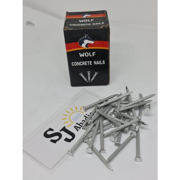 nice Paku Beton Putih GHC/YSK/WOLF 300 Gram 1 - 5 Inch