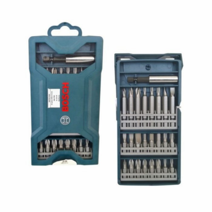 nice Mata bor obeng BOSCH X LINE 25 PCS mata bor obeng bor baut plus minus