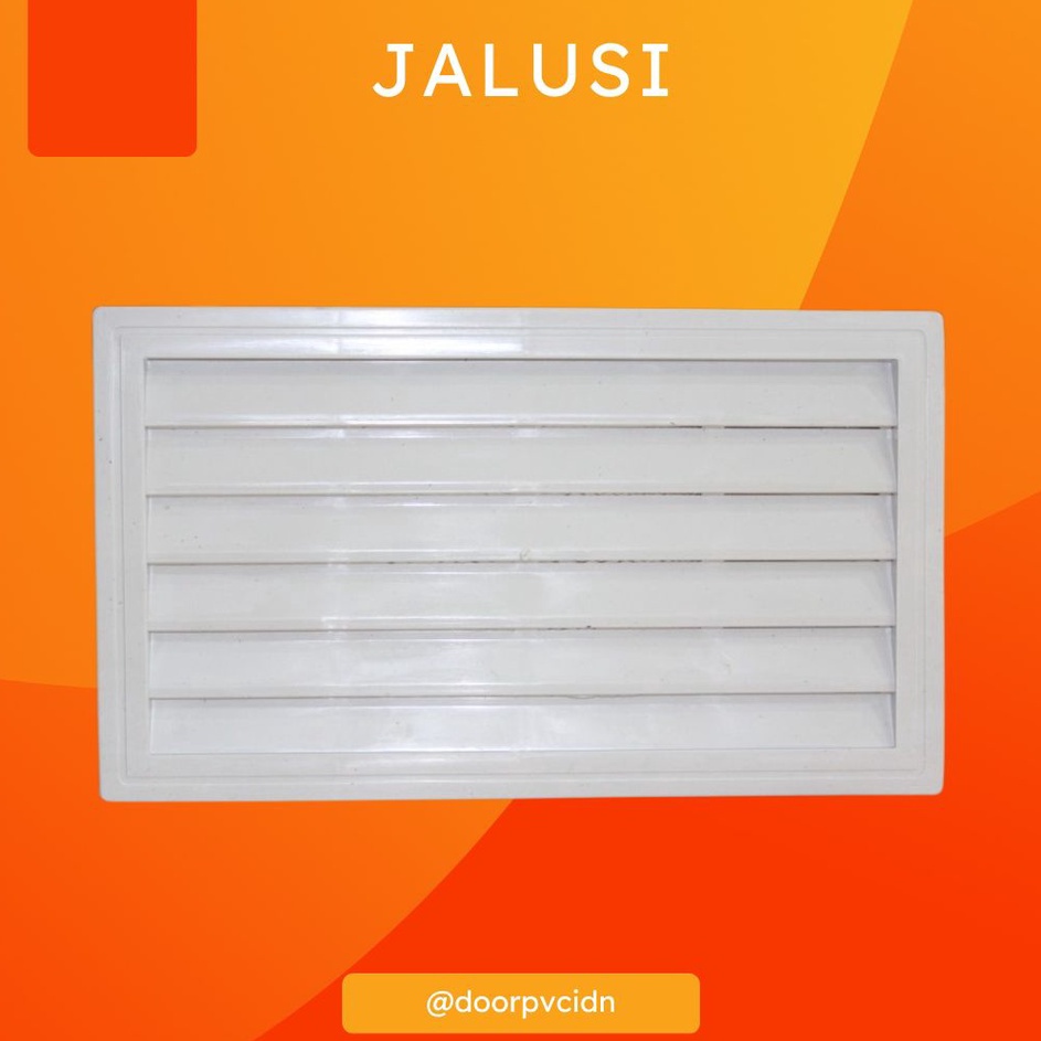 ➜♪✲❊ Kisi - Kisi Udara/ Jalusi / Ventilasi Udara Pintu Kamar Mandi PVC Pasti Murah