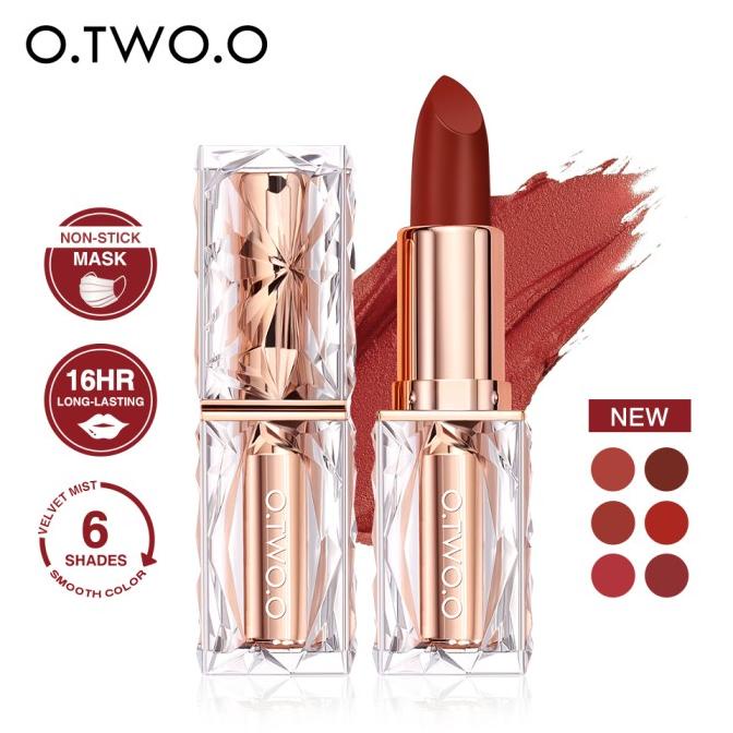 O.Two.O Spun Gold Brocade Velver Lipstick Matte Long Lasting Star Seller