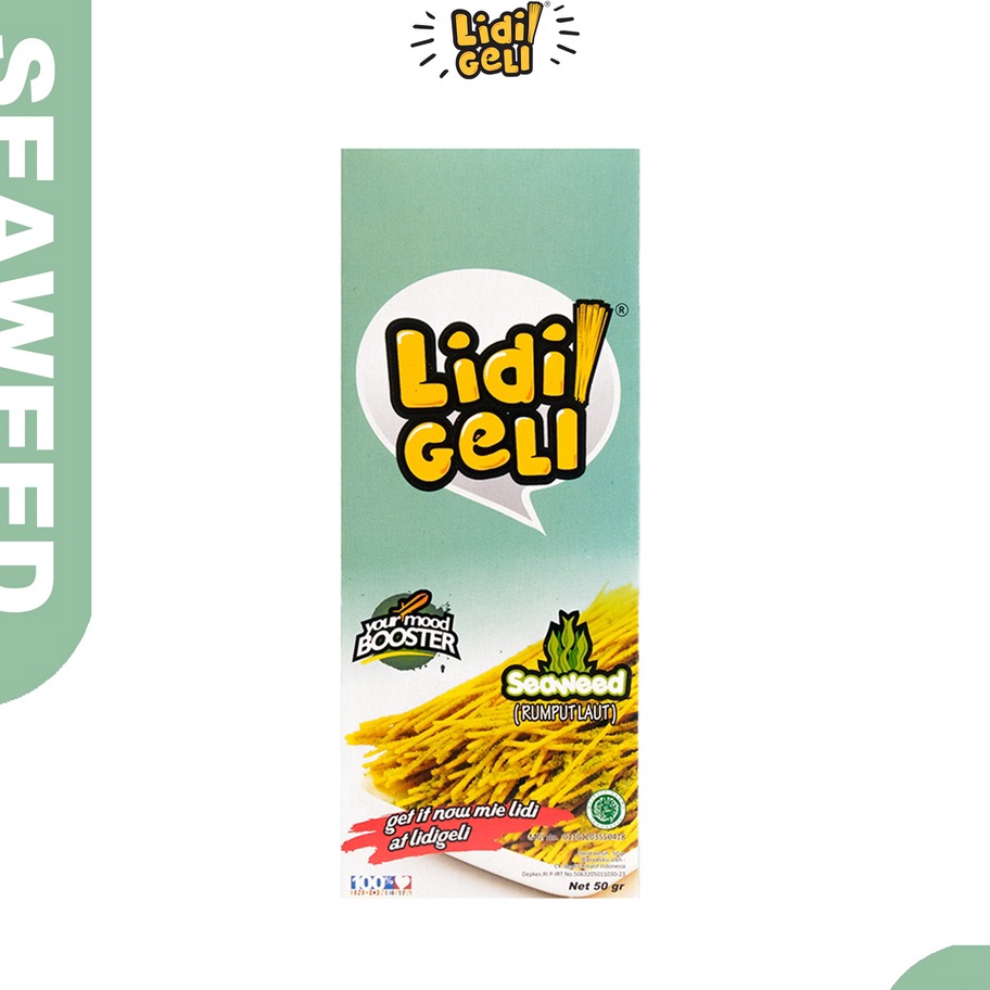 

Ready Stok Lidi Geli - Mie Lidi Rasa Seaweed 50gr