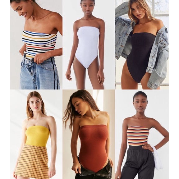 Banyak Peminat Urban Outfitters MJ Bodysuit Ribbed.