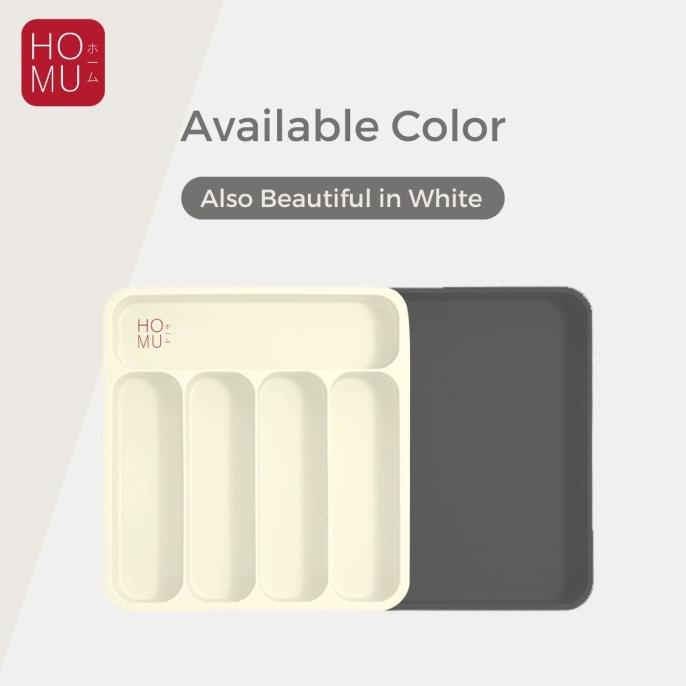 Homu Shuno L Drawer Cutlery Organizer Utensils Storage