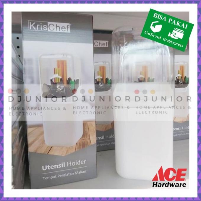 Krischef - Tempat Sendok Garpu / Cutlery Utensil Holder With Cover