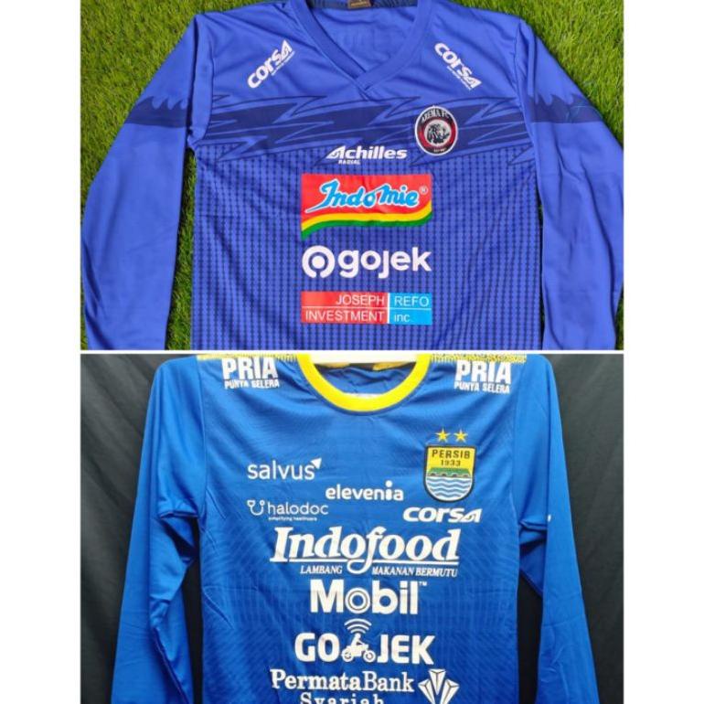 Diskon Jersey Bola Persib Arema Persebaya Lengan Panjang Murah