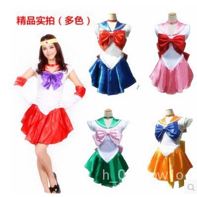 Sailor Moon cosplayHalloween Anime Exhibition Costume Sailor Moon Sailor Moon Women's Clothing WLW9