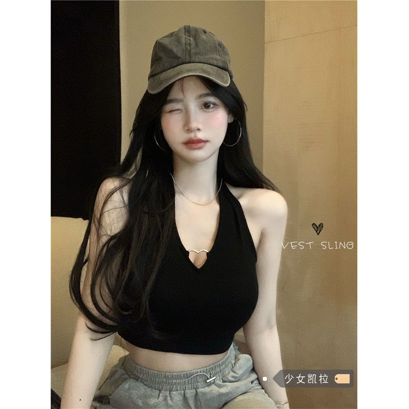 Spice Girls Halter V-neck Crop Top untuk Wanita