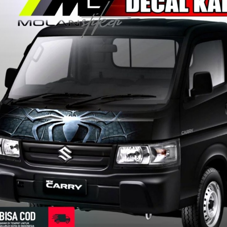 BEST SELLER Decal Sticker Striping Variasi Kap/Kabin New Carry Pickup - Decal Kabin Depan New Suzuki