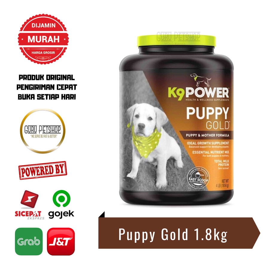 K9 Power Puppy Gold 4 LBS / Vitamin Anjing Susu Protein