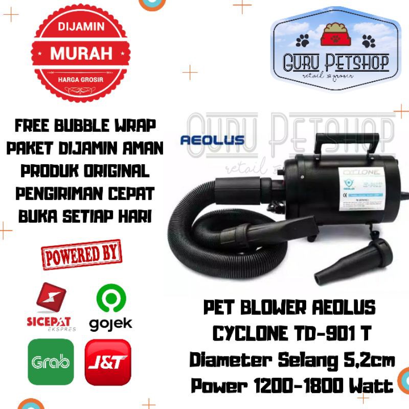 Aeolus Hand Singgle Blower H-901 / TD901 - Mesin Pengering Anjing Kucing