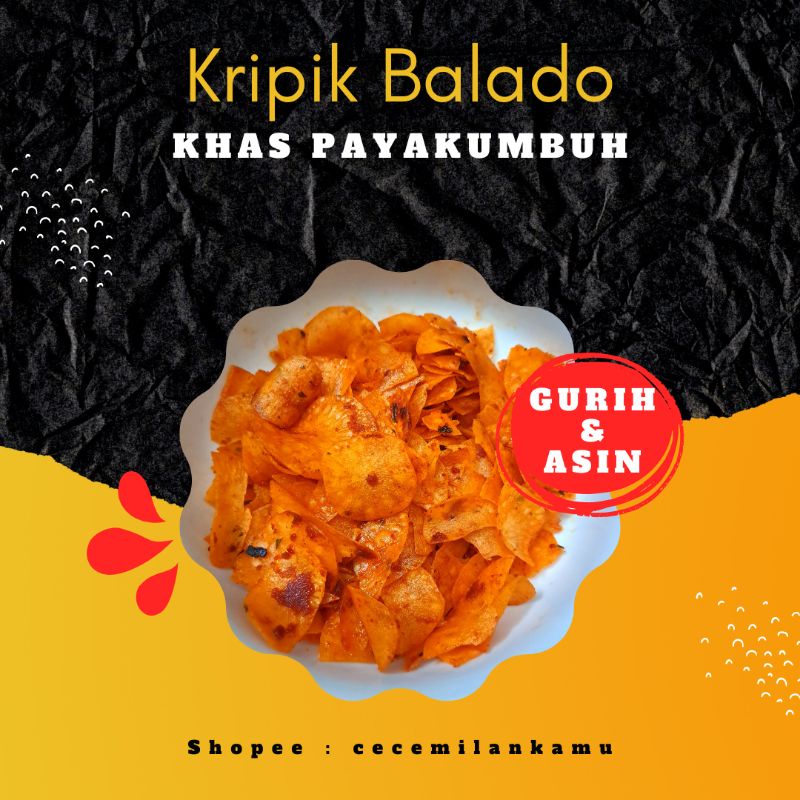 

Kripik Sinjay / Sanjay / Singkong Balado khas Payakumbuh