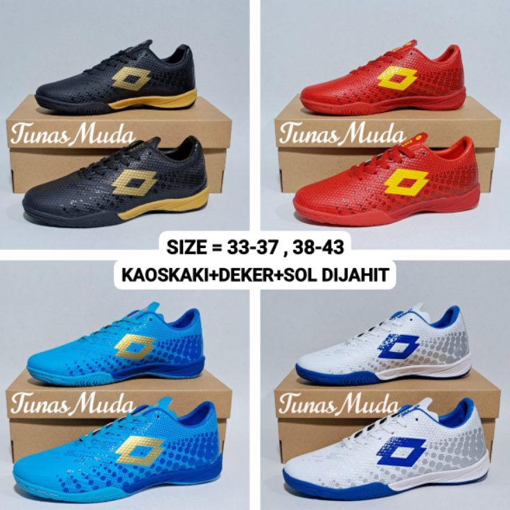 dS Sepatu Olahraga Dan Futsal Anak dan Dewasa Terbaru Lotto Spark In Size 33 -43 ✷ S ☼
