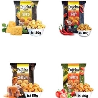 

Hot Sale.. Eureka Popcorn Caramel/Tomato/Chese/Malaysia 80gram ZLK