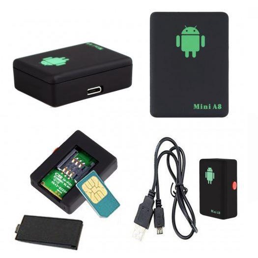 TERLARIS ALAT SADAP SUARA MINI A8 TRACKER GPS / ALAT SADAP LACAK GPS