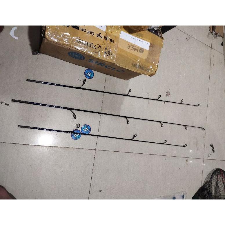 Potong Harga Ujung Joran Carbon Pioneer Coral 135 Atau 150 Cm Lost Emas Blank Hitam