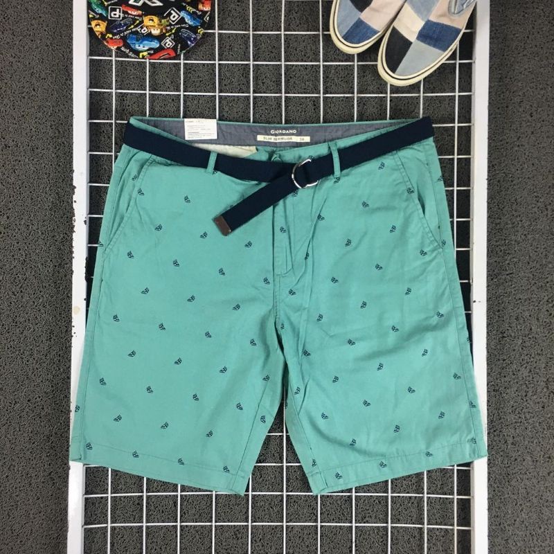 Celana Pendek Boardshort Shortpants Walkshort Original Giordano Short pants chino BNWT . SDA 02957 S