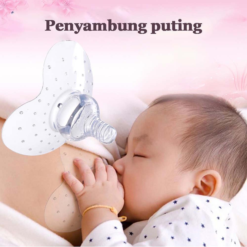 Victoky Pelindung puting ibu menyusui/Penyambung puting Bahan Silikon