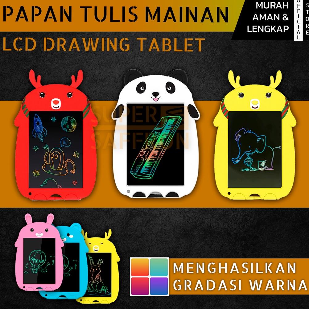 

Terlaris Lcd Drawing Writing Tablet Mainan Anak Menggambar Karakter Kelinci Bear Panda