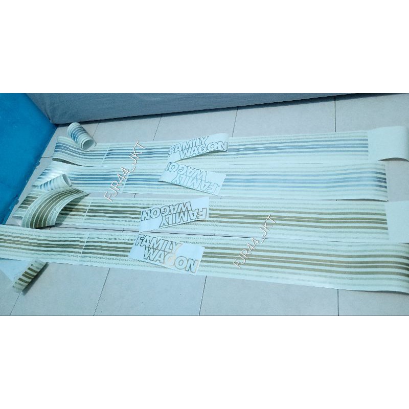 Sticker stiker list body taft hiline family wagon minibus/ stiker taft family wagon