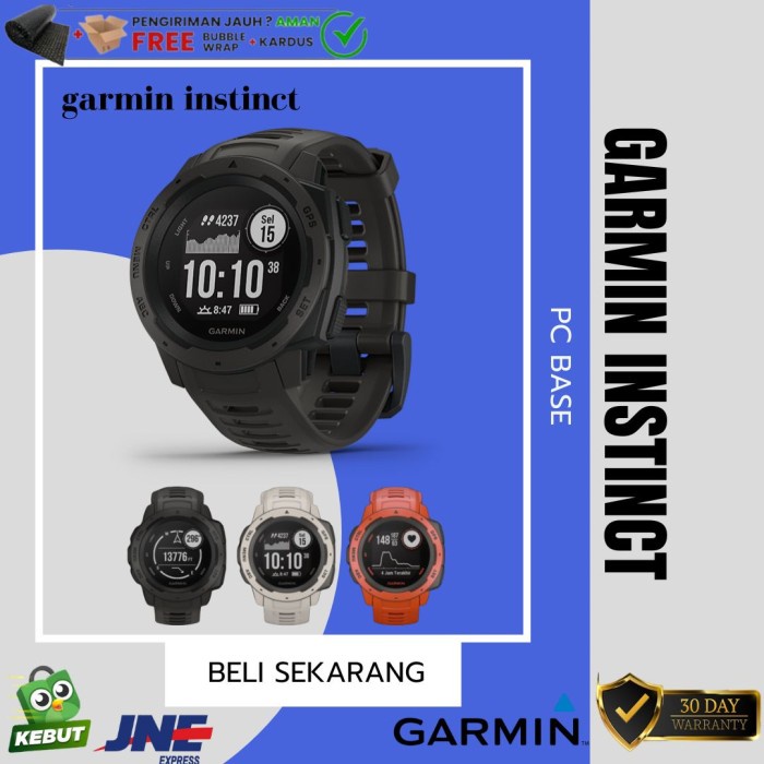 READY ORIGINAL Garmin INSTINCT Smartwatch Outdoor GPS Watch like new second ASLI