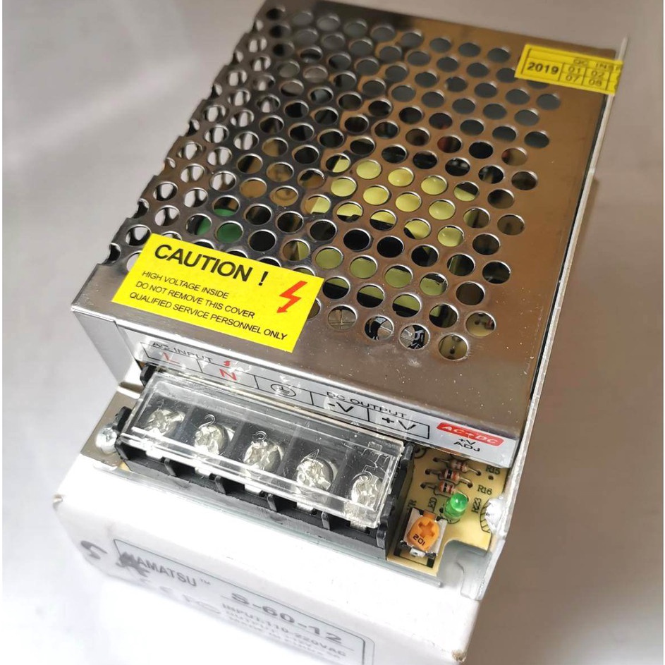 ➥ Stepdown Step Down 220V AC to 12V DC 5A Adaptor Trafo LED strip Power Supply konverter ac to dc t 
